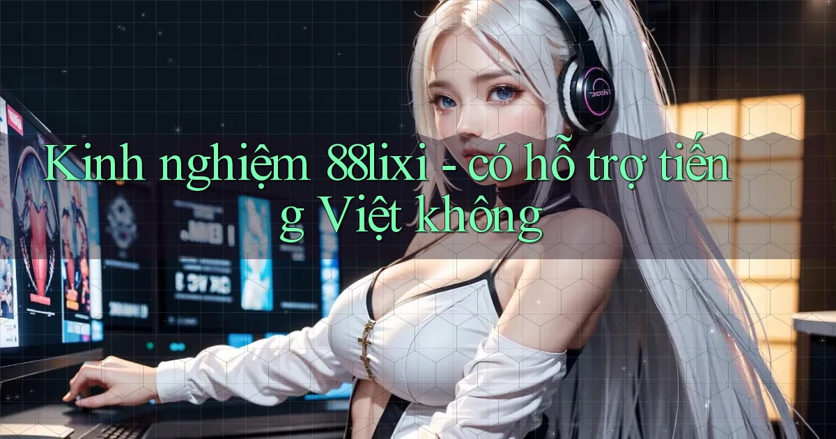 Kinh nghiệm 88lixi   có hỗ trợ tiếng Việt không