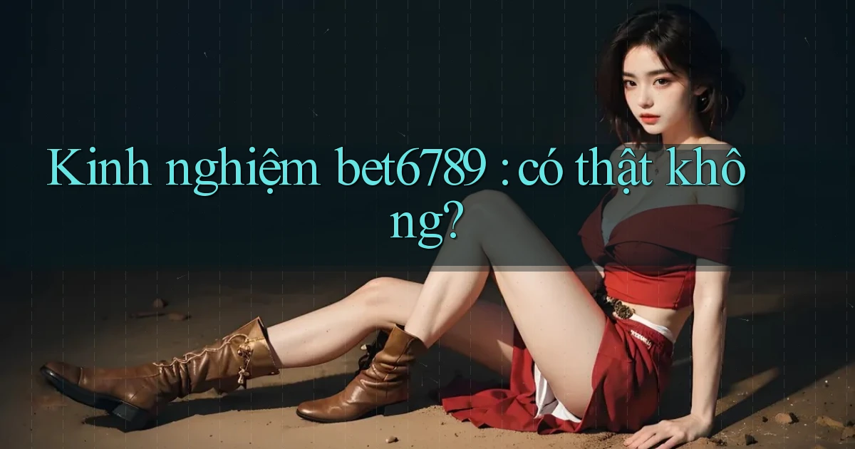 Kinh nghiệm bet6789 có thật không