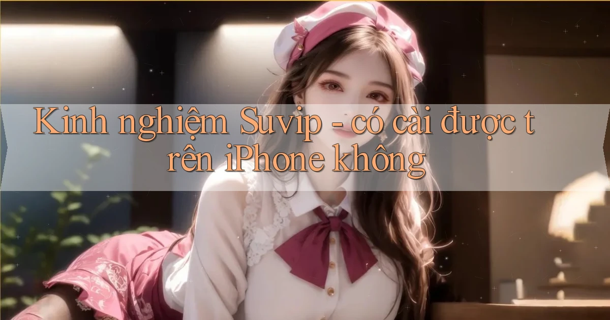 Kinh nghiệm Suvip   có cài được trên iPhone không