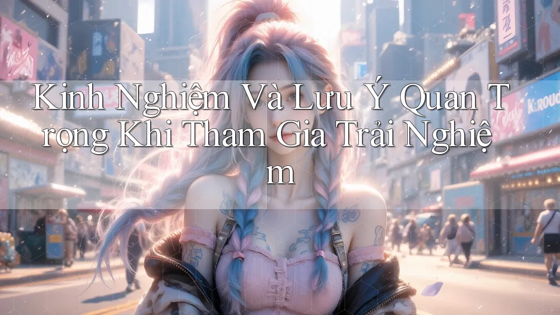 Kinh Nghiệm Và Lưu Ý Quan Trọng Khi Tham Gia Trải Nghiệm Kinh Nghiệm Và Lưu Ý Quan Trọng Khi Tham Gia Trải Nghiệm