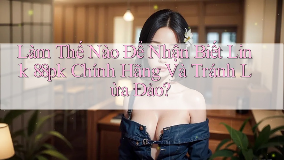 Làm Thế Nào Để Nhận Biết Link 88pk Chính Hãng Và Tránh Lừa Đảo?