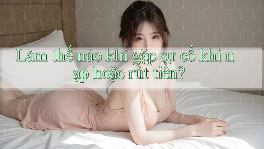 Làm thế nào khi gặp sự cố khi nạp hoặc rút tiền?