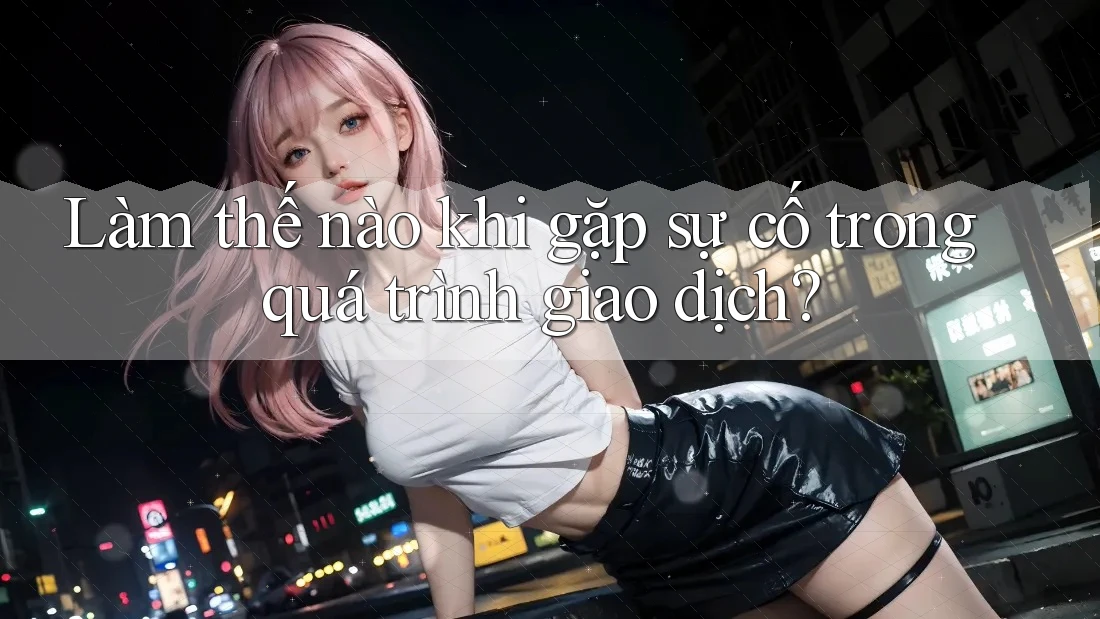 Làm thế nào khi gặp sự cố trong quá trình giao dịch?