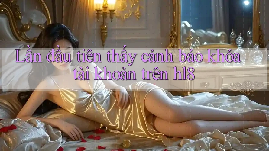Lần đầu tiên thấy cảnh báo khóa tài khoản trên hl8
