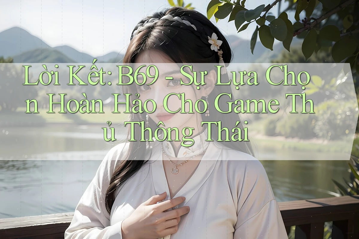 Lời Kết: B69 - Sự Lựa Chọn Hoàn Hảo Cho Game Thủ Thông Thái