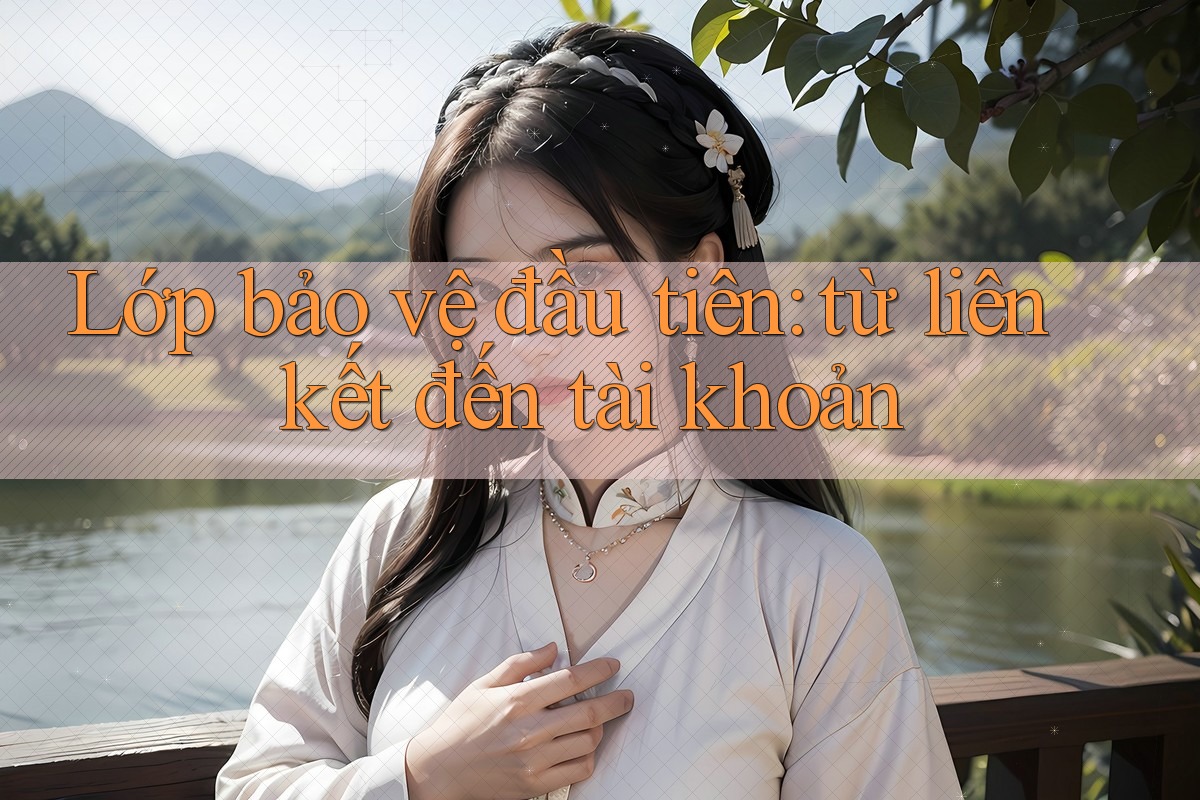 Lớp bảo vệ đầu tiên: từ liên kết đến tài khoản Lớp bảo vệ đầu tiên: từ liên kết đến tài khoản