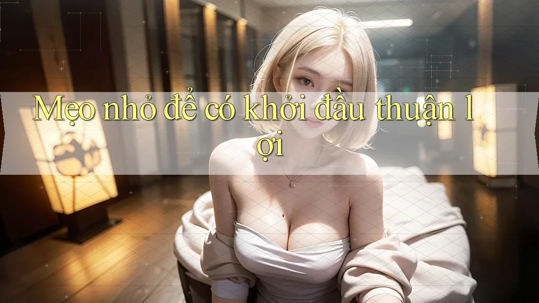 Mẹo nhỏ để có khởi đầu thuận lợi