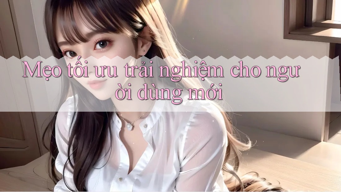 Mẹo tối ưu trải nghiệm cho người dùng mới