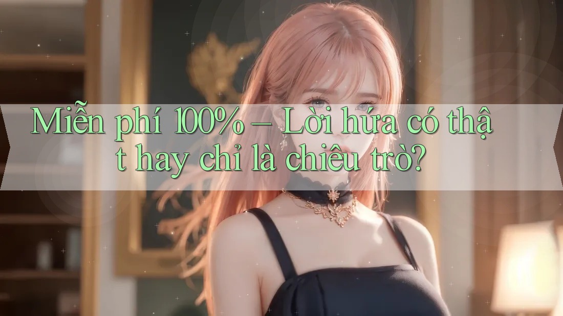 Miễn phí 100% – Lời hứa có thật hay chỉ là chiêu trò? Miễn phí 100% – Lời hứa có thật hay chỉ là chiêu trò?