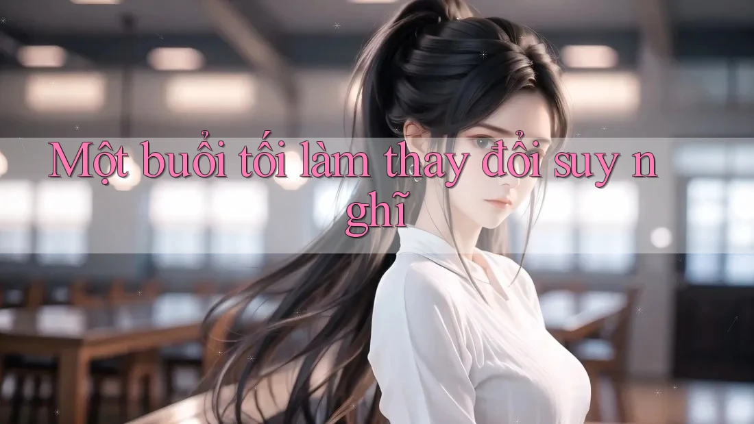 Một buổi tối làm thay đổi suy nghĩ Một buổi tối làm thay đổi suy nghĩ
