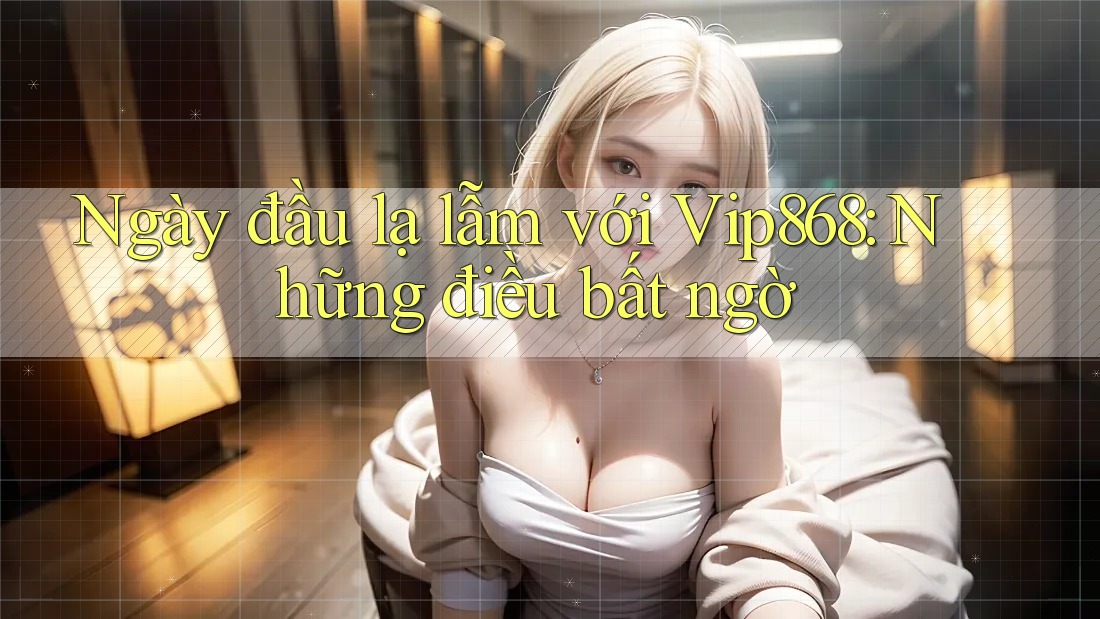 Ngày đầu lạ lẫm với Vip868: Những điều bất ngờ