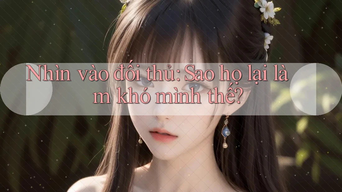 Nhìn vào đối thủ: Sao họ lại làm khó mình thế? Nhìn vào đối thủ: Sao họ lại làm khó mình thế?