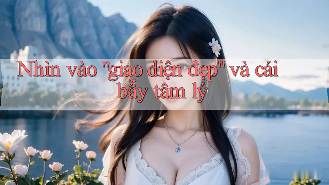 Nhìn vào “giao diện đẹp” và cái bẫy tâm lý