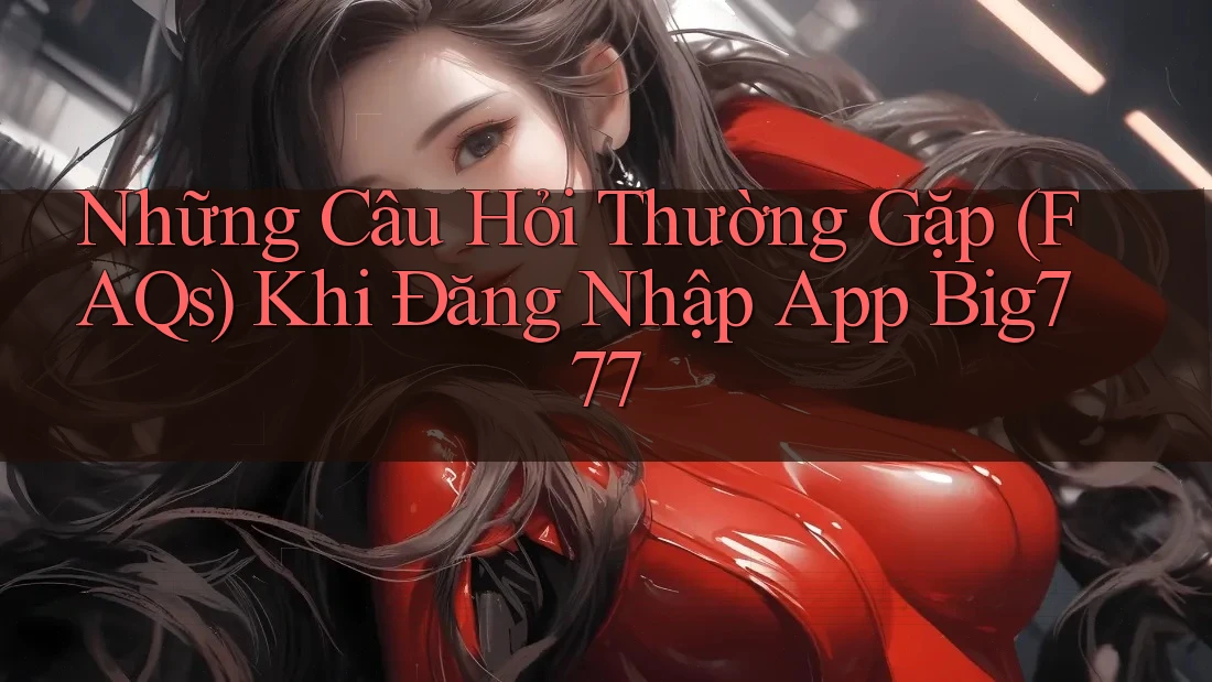 Những Câu Hỏi Thường Gặp (FAQs) Khi Đăng Nhập App Big777 Những Câu Hỏi Thường Gặp (FAQs) Khi Đăng Nhập App Big777