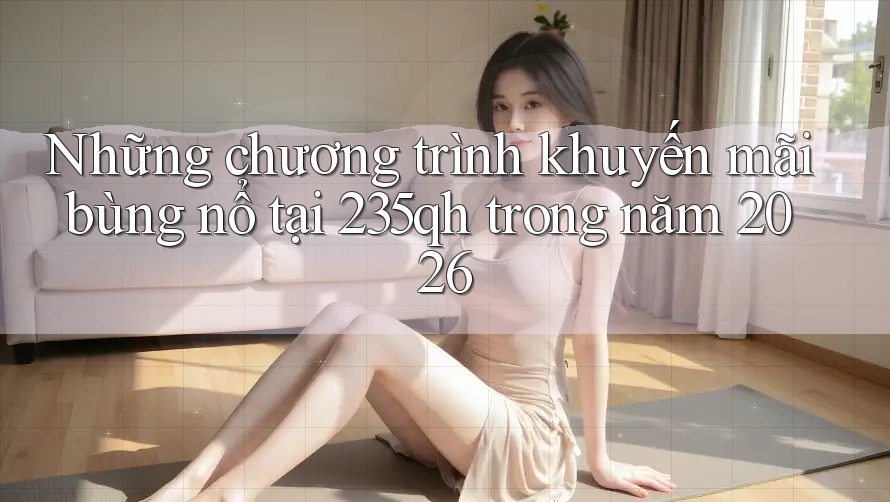 Những chương trình khuyến mãi bùng nổ tại 235qh trong năm 2026 Những chương trình khuyến mãi bùng nổ tại 235qh trong năm 2026