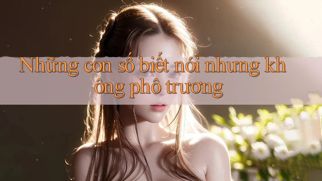 Những con số biết nói nhưng không phô trương Những con số biết nói nhưng không phô trương