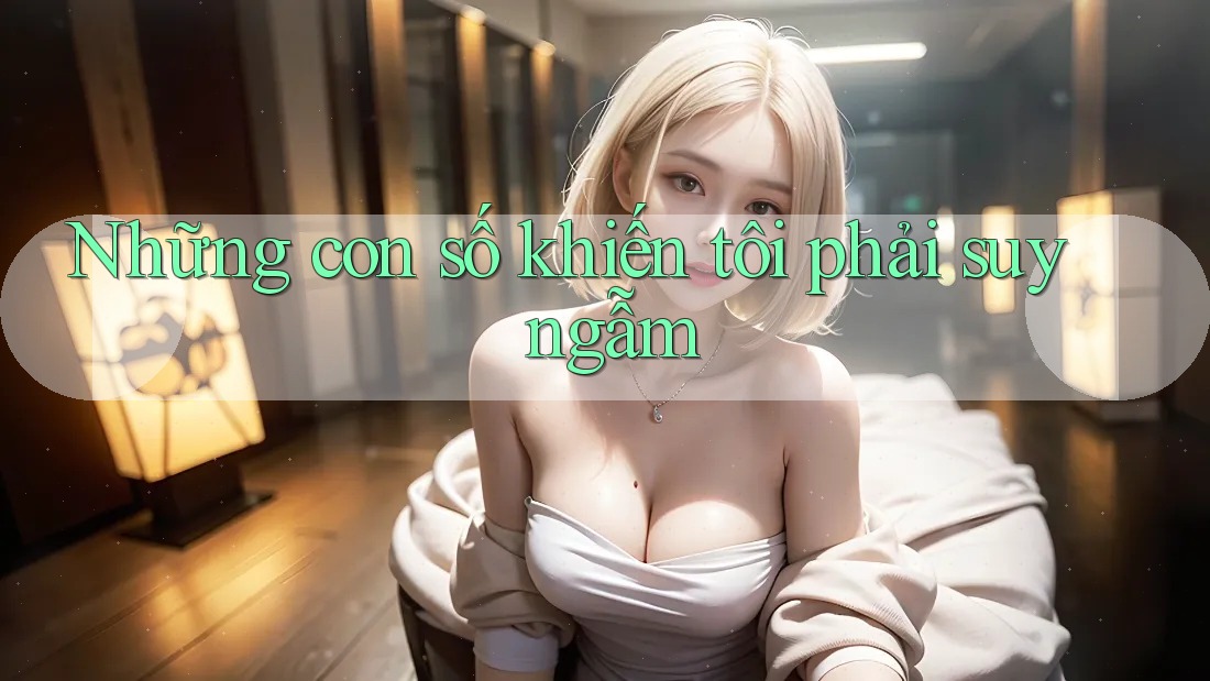 Những con số khiến tôi phải suy ngẫm