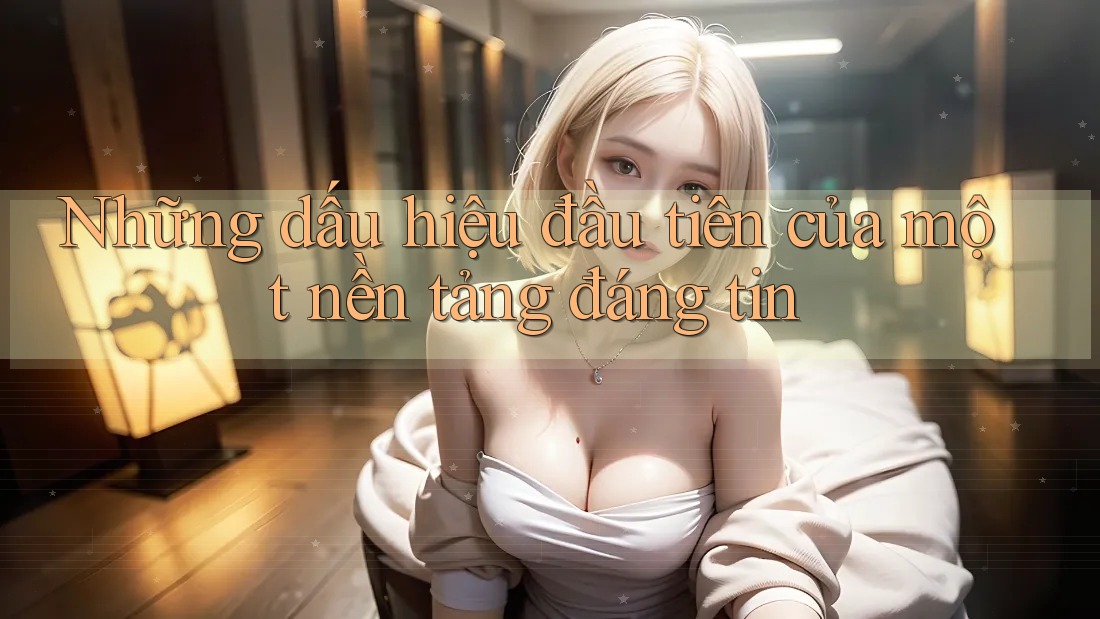 Những dấu hiệu đầu tiên của một nền tảng đáng tin