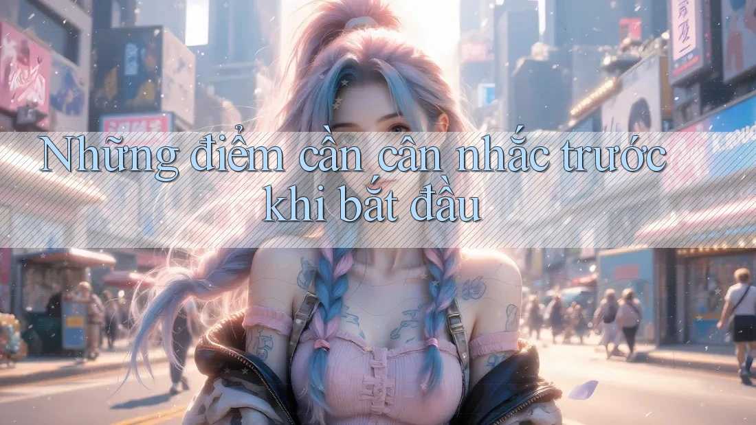 Những điểm cần cân nhắc trước khi bắt đầu