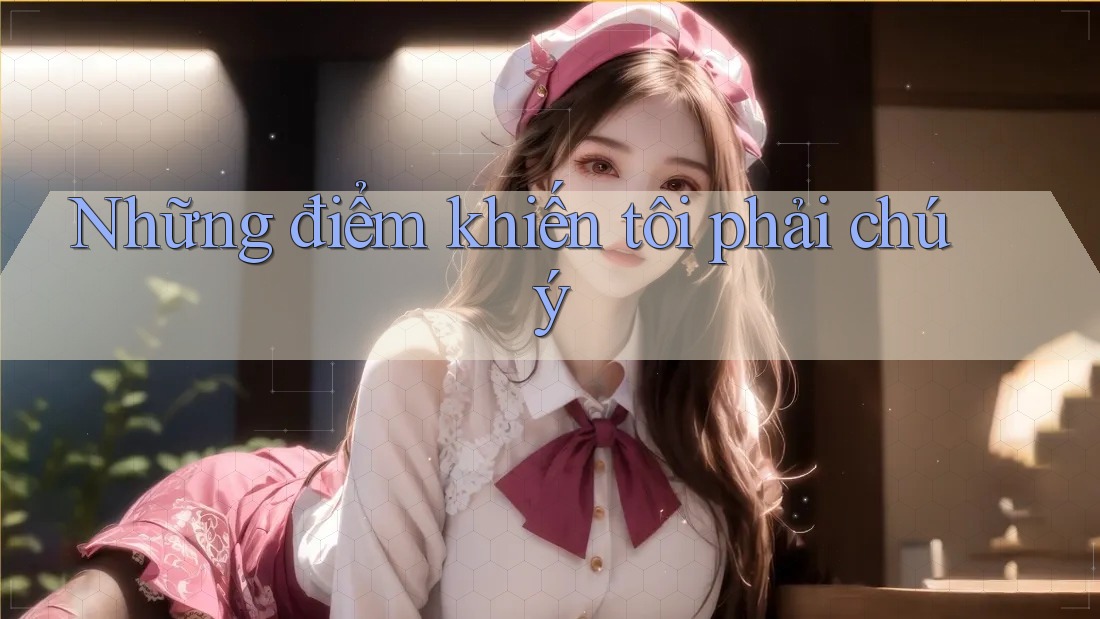 Những điểm khiến tôi phải chú ý Những điểm khiến tôi phải chú ý