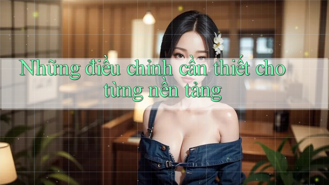 Những điều chỉnh cần thiết cho từng nền tảng