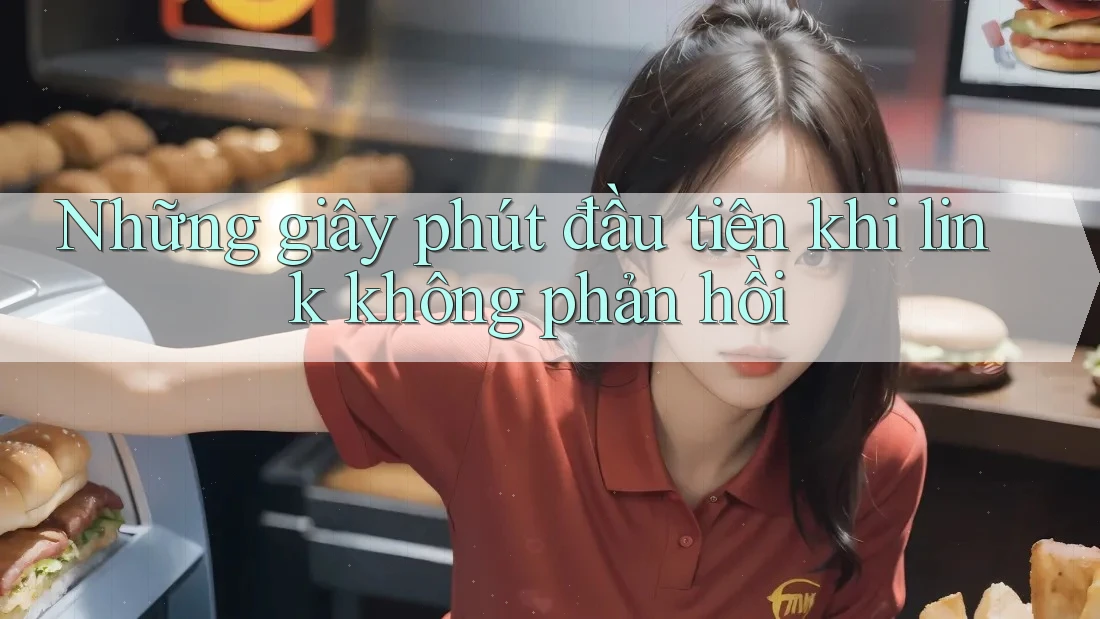 Những giây phút đầu tiên khi link không phản hồi