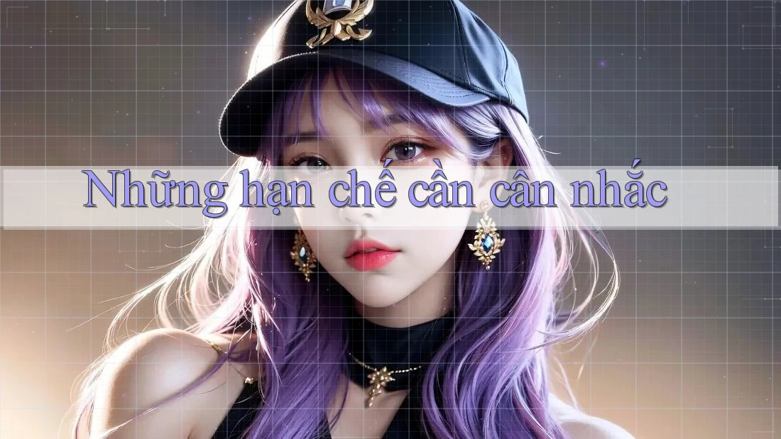Những hạn chế cần cân nhắc Những hạn chế cần cân nhắc