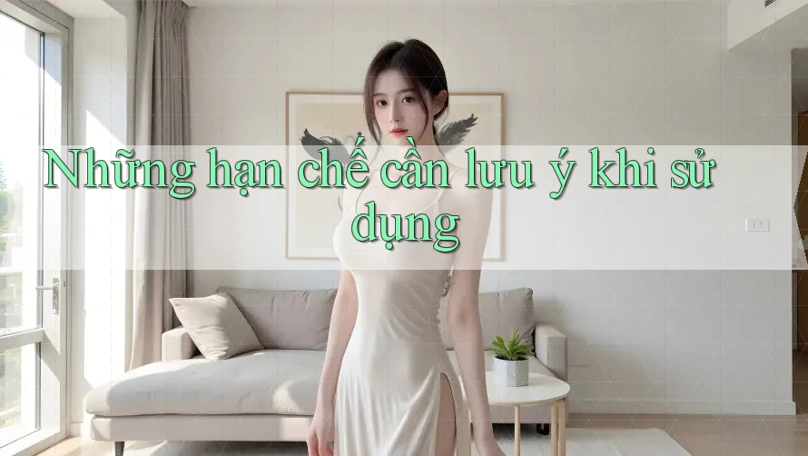 Những hạn chế cần lưu ý khi sử dụng Những hạn chế cần lưu ý khi sử dụng