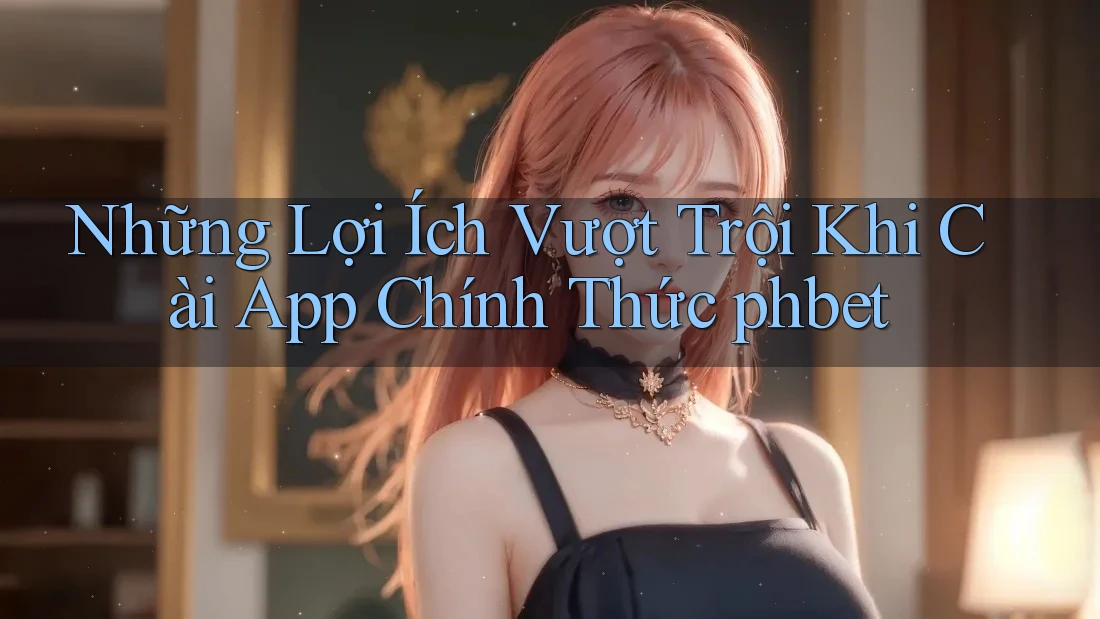 Những Lợi Ích Vượt Trội Khi Cài App Chính Thức phbet Những Lợi Ích Vượt Trội Khi Cài App Chính Thức phbet