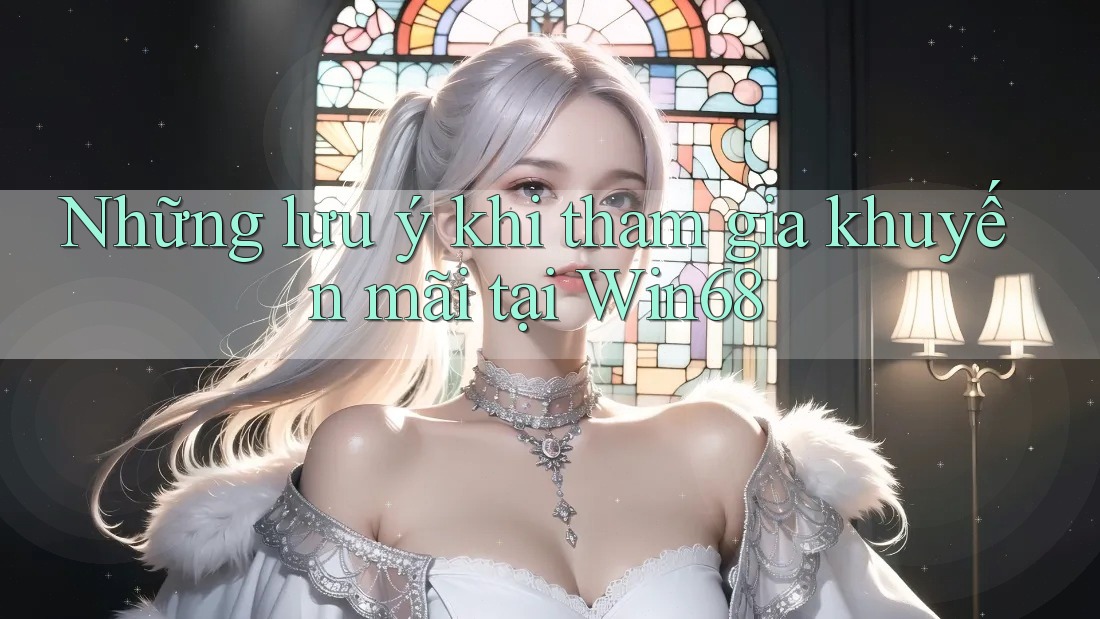 Những lưu ý khi tham gia khuyến mãi tại Win68
