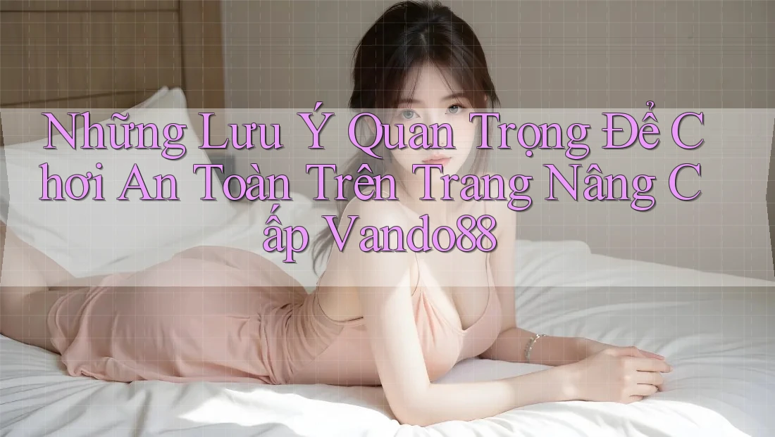 Những Lưu Ý Quan Trọng Để Chơi An Toàn Trên Trang Nâng Cấp Vando88
