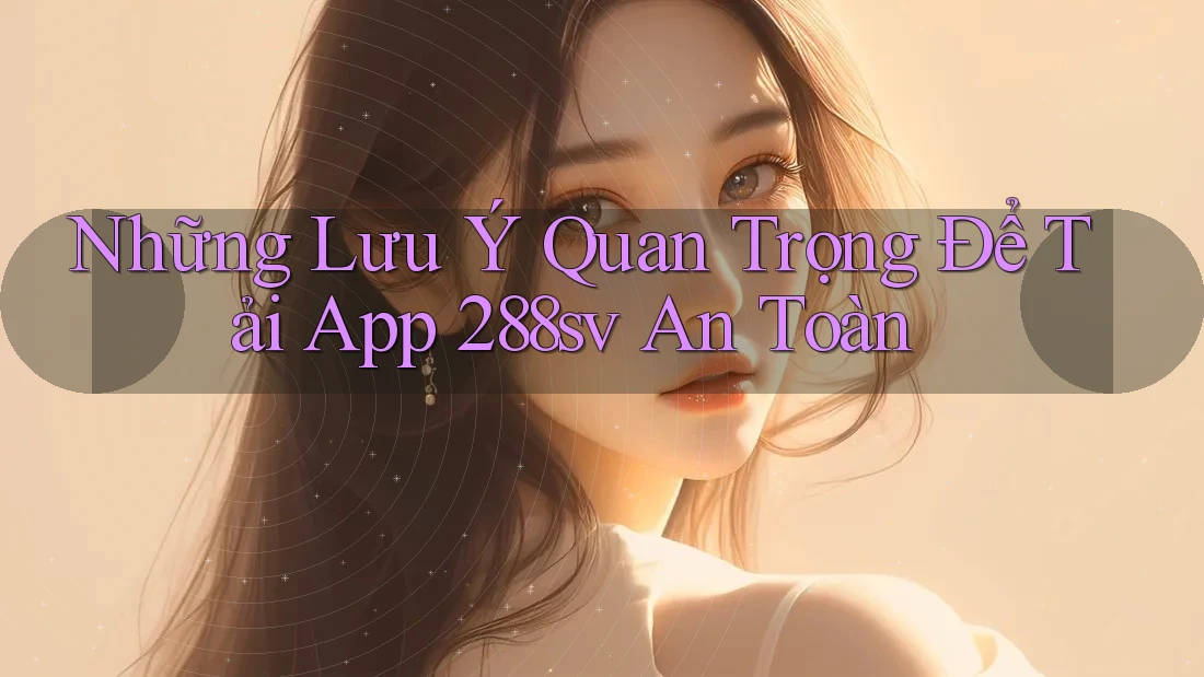 Những Lưu Ý Quan Trọng Để Tải App 288sv An Toàn Những Lưu Ý Quan Trọng Để Tải App 288sv An Toàn