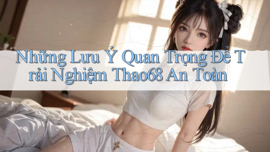 Những Lưu Ý Quan Trọng Để Trải Nghiệm Thao68 An Toàn