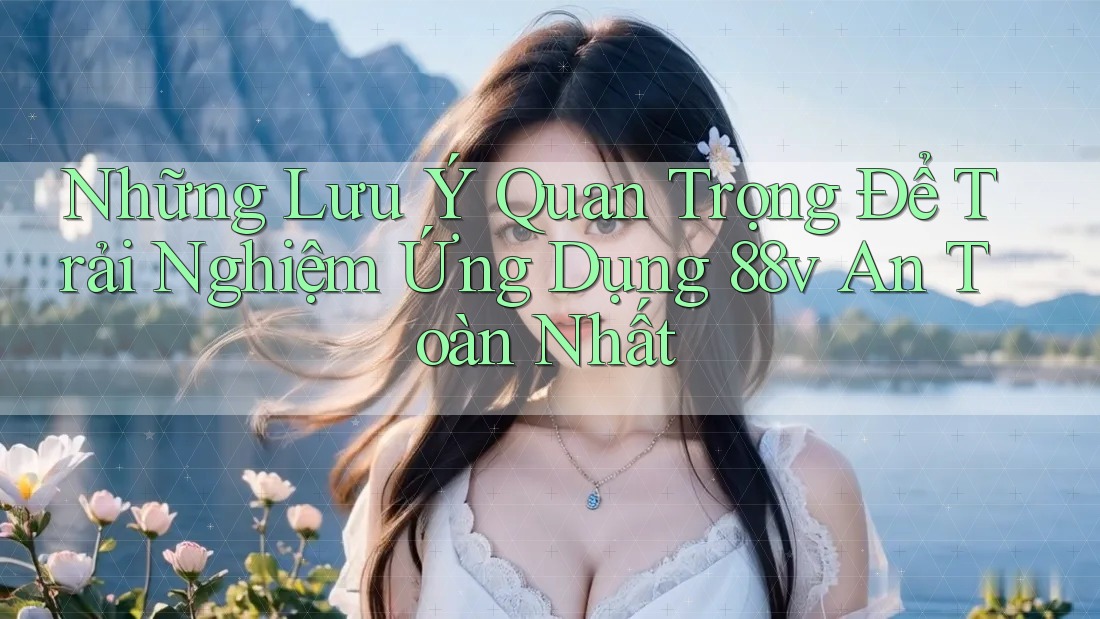 Những Lưu Ý Quan Trọng Để Trải Nghiệm Ứng Dụng 88v An Toàn Nhất