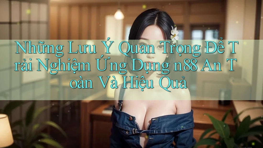 Những Lưu Ý Quan Trọng Để Trải Nghiệm Ứng Dụng n88 An Toàn Và Hiệu Quả