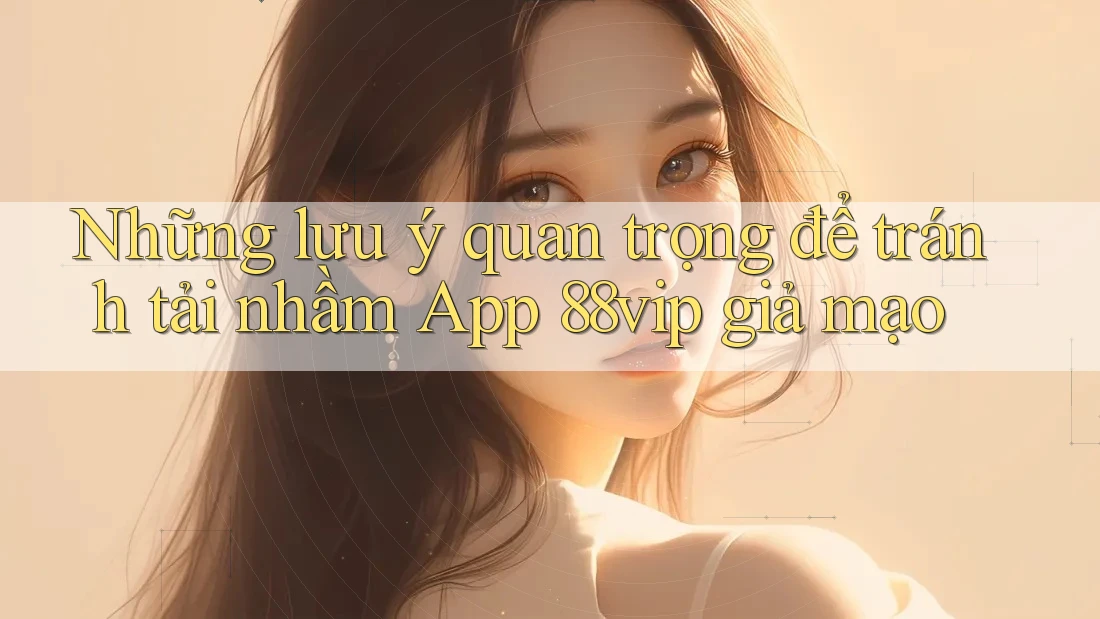 Những lưu ý quan trọng để tránh tải nhầm App 88vip giả mạo