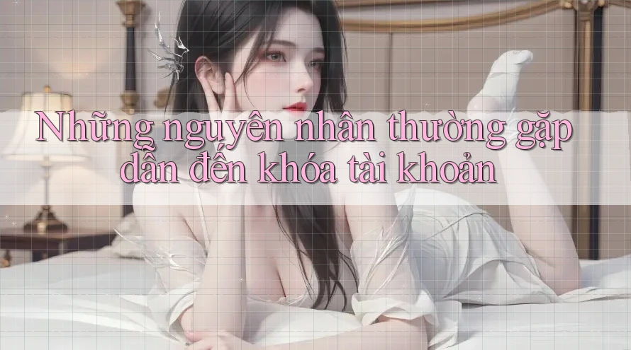 Những nguyên nhân thường gặp dẫn đến khóa tài khoản
