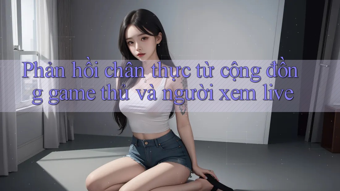 Phản hồi chân thực từ cộng đồng game thủ và người xem live Phản hồi chân thực từ cộng đồng game thủ và người xem live