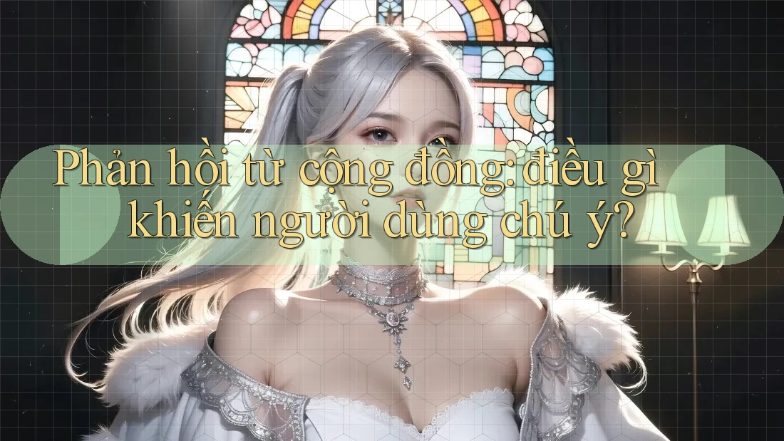 Phản hồi từ cộng đồng: điều gì khiến người dùng chú ý? Phản hồi từ cộng đồng: điều gì khiến người dùng chú ý?