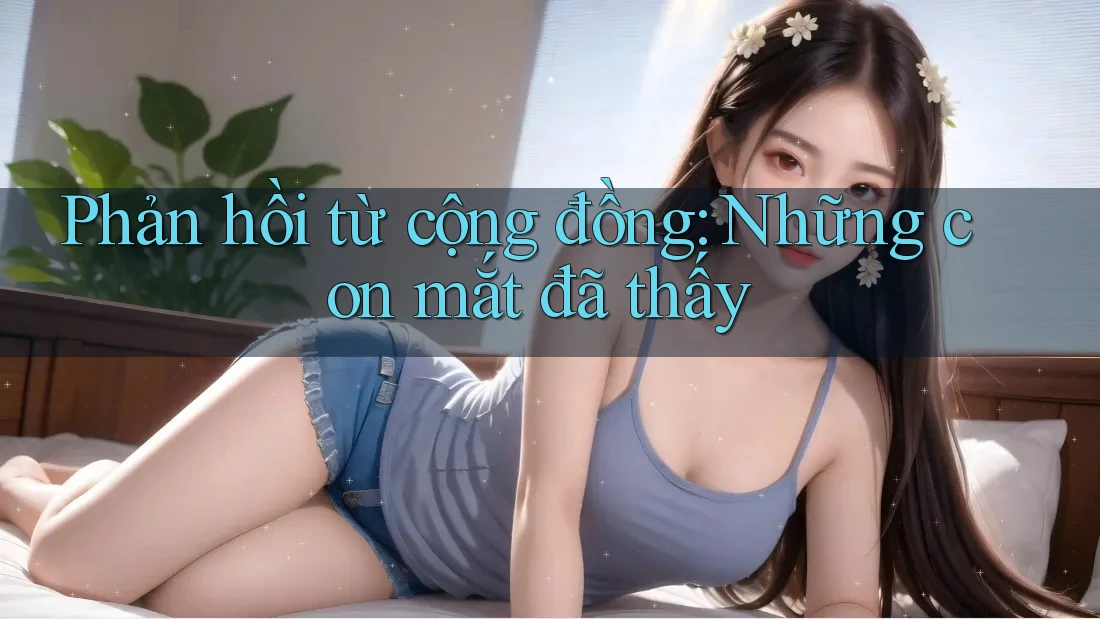 Phản hồi từ cộng đồng: Những con mắt đã thấy Phản hồi từ cộng đồng: Những con mắt đã thấy