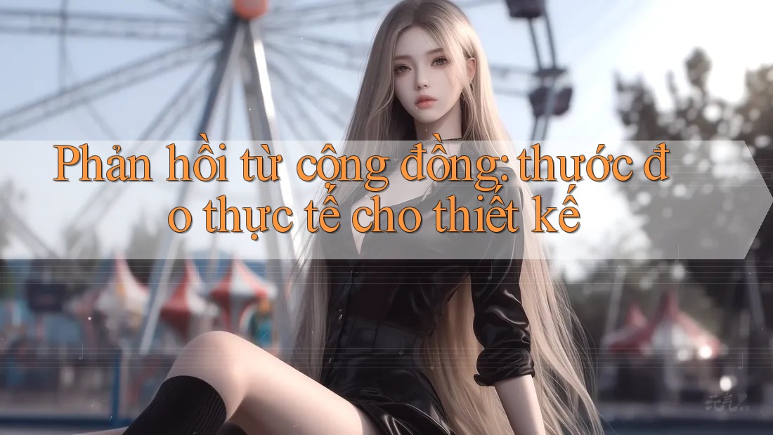 Phản hồi từ cộng đồng: thước đo thực tế cho thiết kế