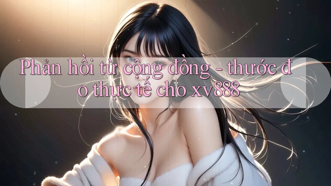 Phản hồi từ cộng đồng - thước đo thực tế cho xv888 Phản hồi từ cộng đồng - thước đo thực tế cho xv888