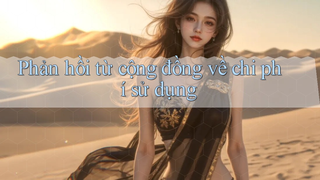 Phản hồi từ cộng đồng về chi phí sử dụng