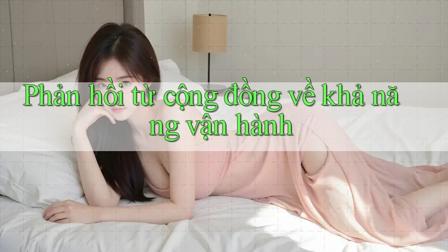 Phản hồi từ cộng đồng về khả năng vận hành Phản hồi từ cộng đồng về khả năng vận hành