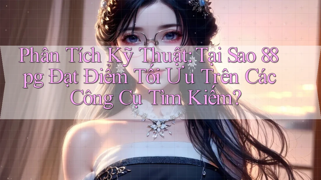 Phân Tích Kỹ Thuật: Tại Sao 88pg Đạt Điểm Tối Ưu Trên Các Công Cụ Tìm Kiếm? Phân Tích Kỹ Thuật: Tại Sao 88pg Đạt Điểm Tối Ưu Trên Các Công Cụ Tìm Kiếm?