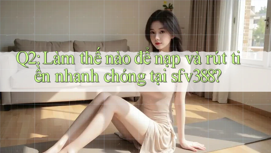 Q2: Làm thế nào để nạp và rút tiền nhanh chóng tại sfv388? Q2: Làm thế nào để nạp và rút tiền nhanh chóng tại sfv388?