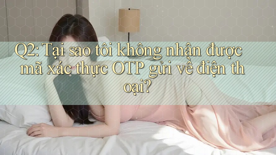 Q2: Tại sao tôi không nhận được mã xác thực OTP gửi về điện thoại? Q2: Tại sao tôi không nhận được mã xác thực OTP gửi về điện thoại?