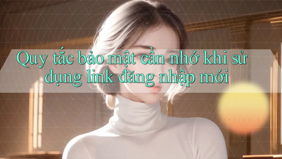 Quy tắc bảo mật cần nhớ khi sử dụng link đăng nhập mới Quy tắc bảo mật cần nhớ khi sử dụng link đăng nhập mới