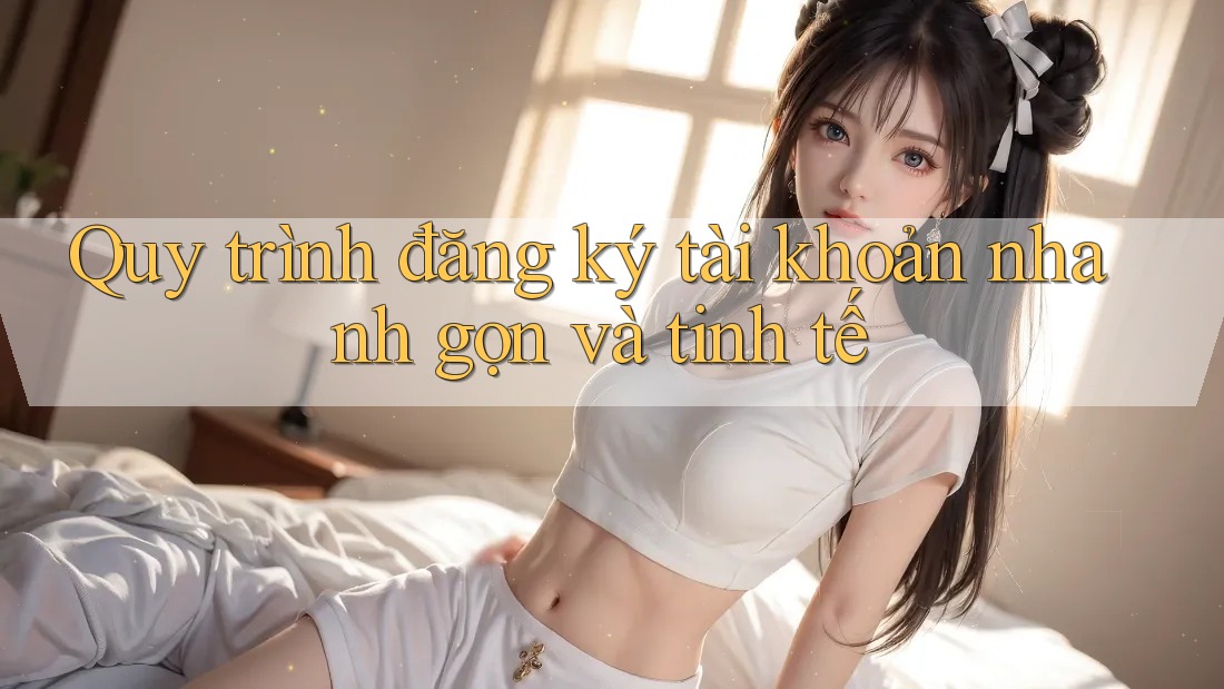 Quy trình đăng ký tài khoản nhanh gọn và tinh tế