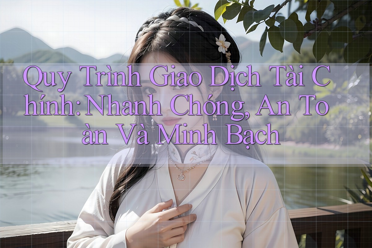 Quy Trình Giao Dịch Tài Chính: Nhanh Chóng, An Toàn Và Minh Bạch